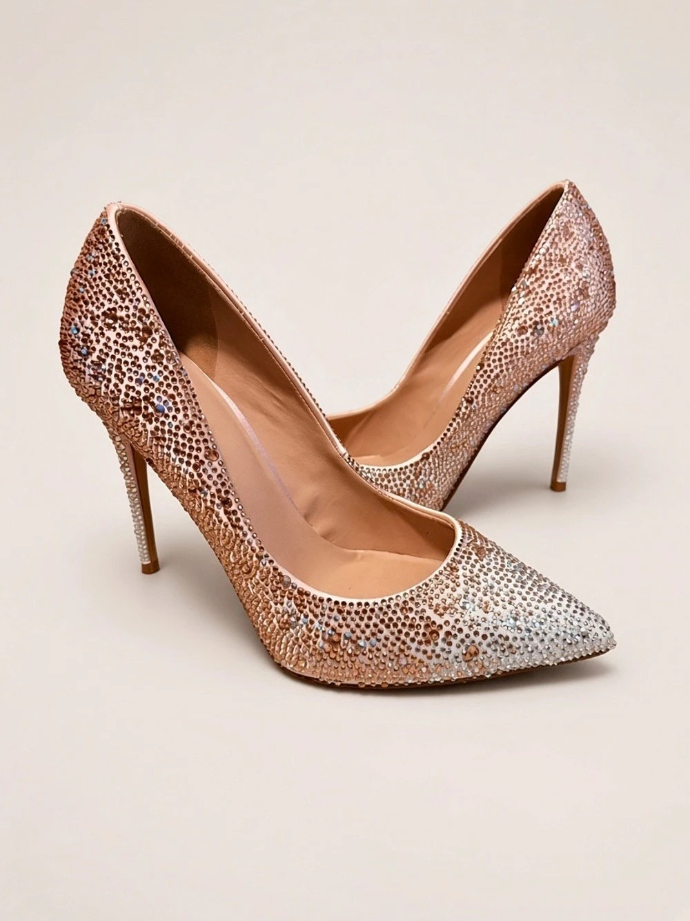 Aldo Crystal Pointed-Toe Heels Size 6 / EU 36 / UK 3